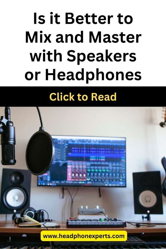 Is it Better to Mix and Master with Speakers or Headphones 1