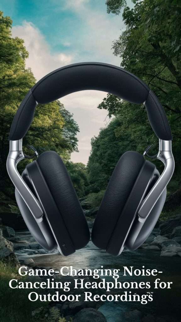 Game Changing Noise Canceling Headphones for Outdoor Recordings