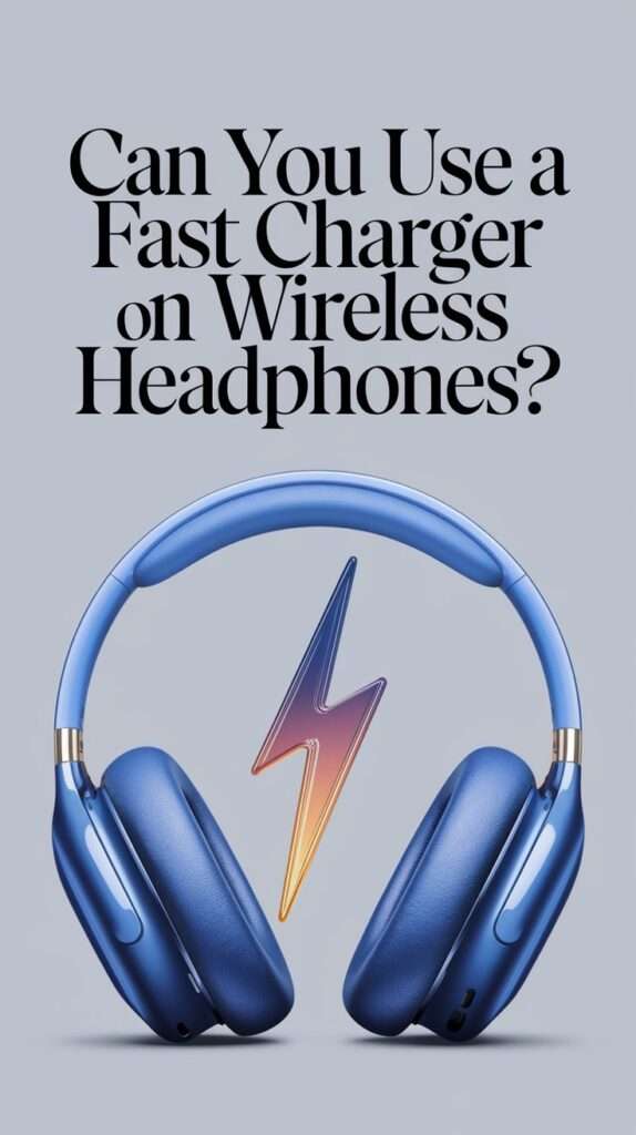 Can you use Fast Charger on Wireless Headphones