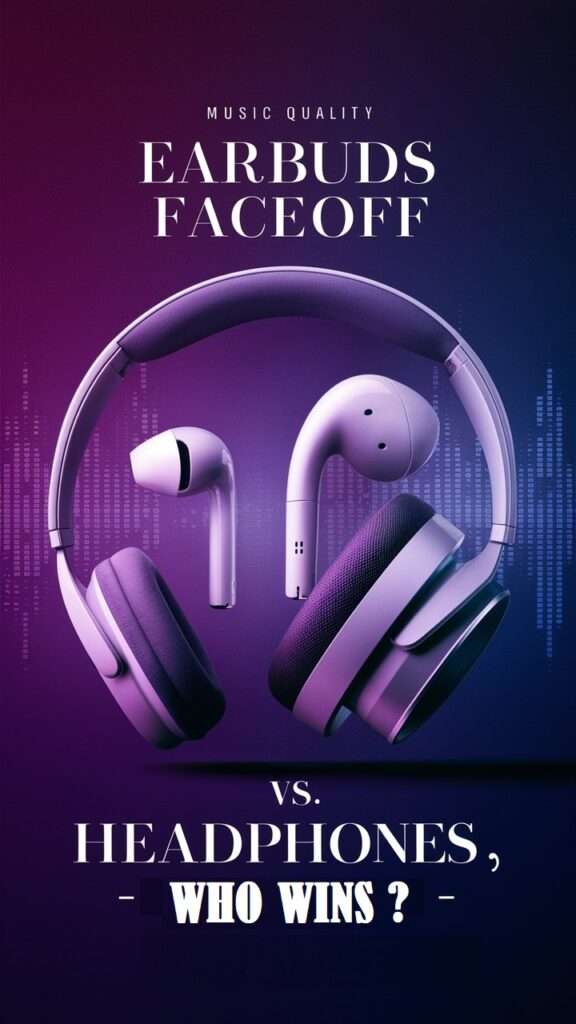 Music Quality Faceoff Earbuds vs. Headphones – Who Wins