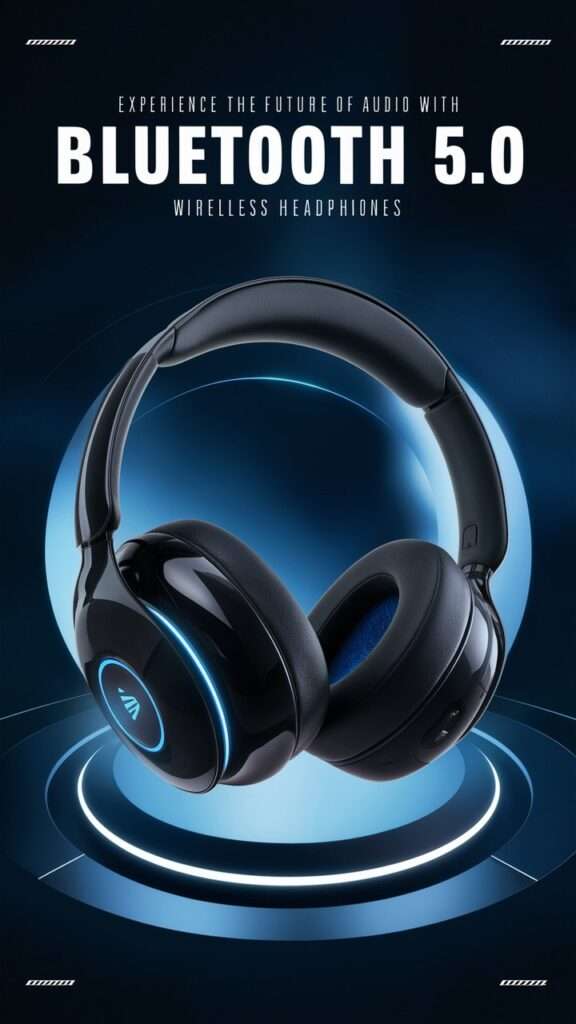 Wireless Headphones with Bluetooth 5.0 2