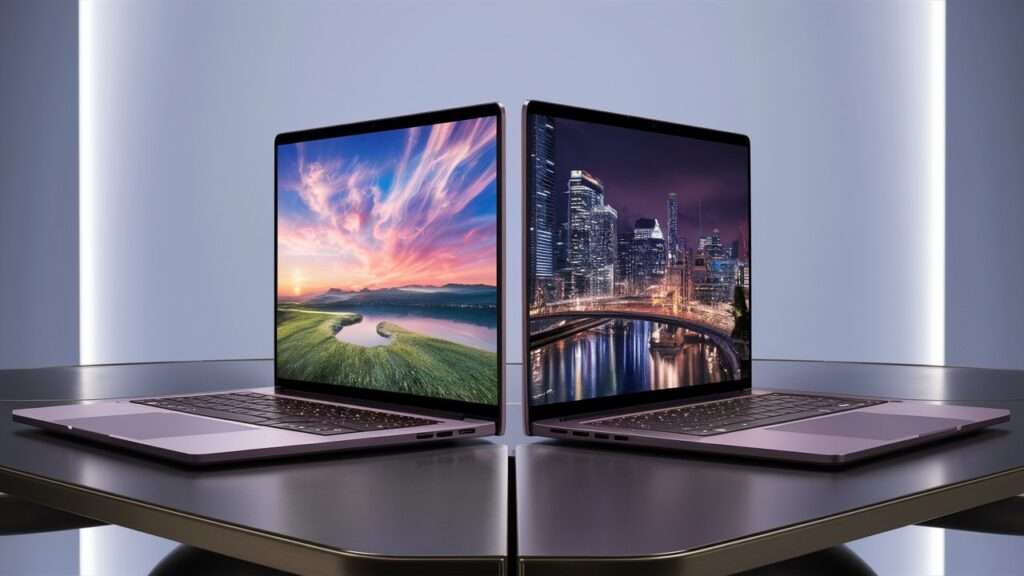a striking comparison of two laptops side by side 8LQSDsFfQW6suMcydf1h4w fcMEdOKVRMmxu0THBGVc5g