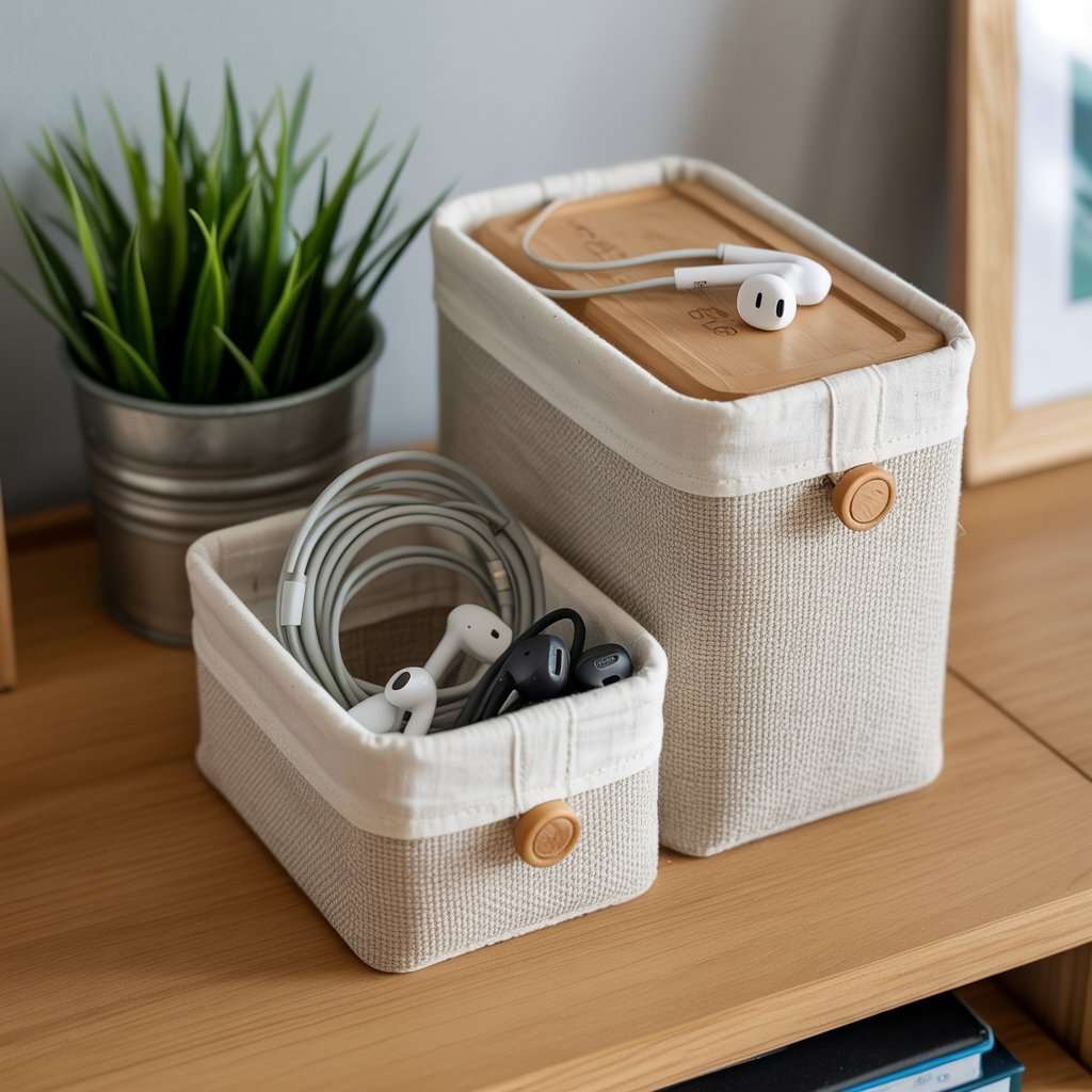 Fabric Baskets or Decorative