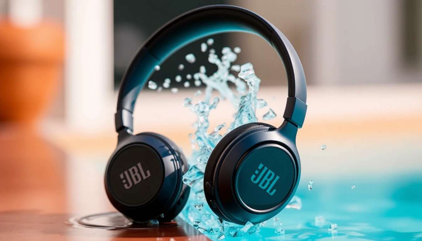 JBL Bluetooth Headphones with Waterproof Design