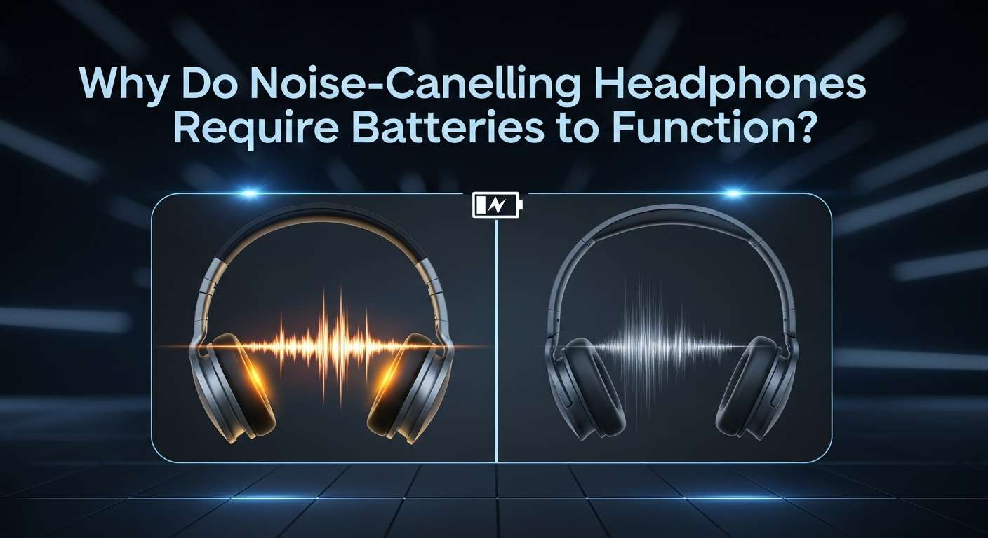 Why Do Noise-Cancelling Headphones Require Batteries to Function