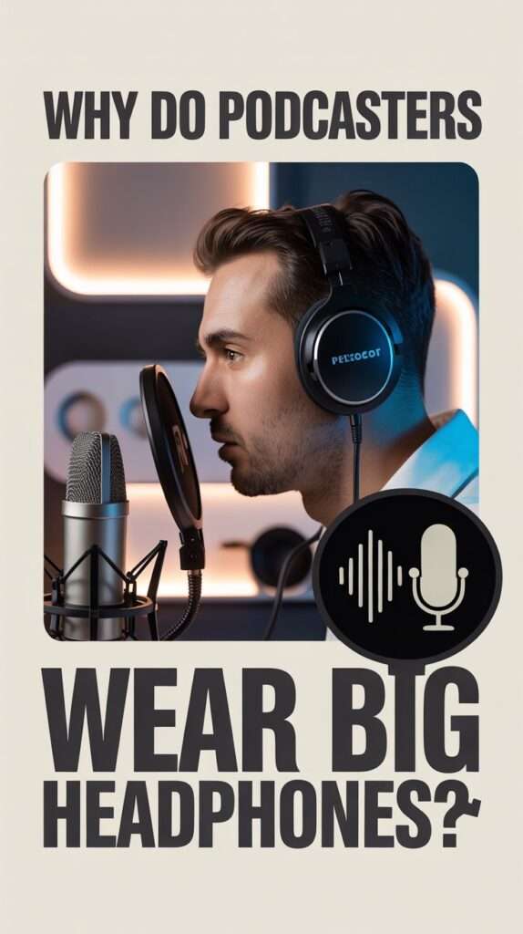 Why Do Podcasters Wear Big Headphones 2