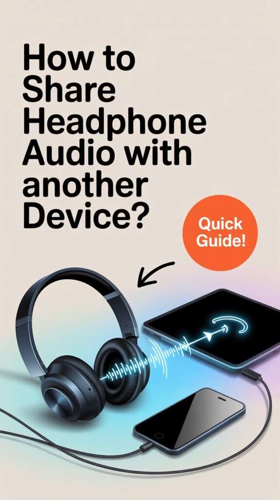 How to Share Headphone Audio with Another Device 2