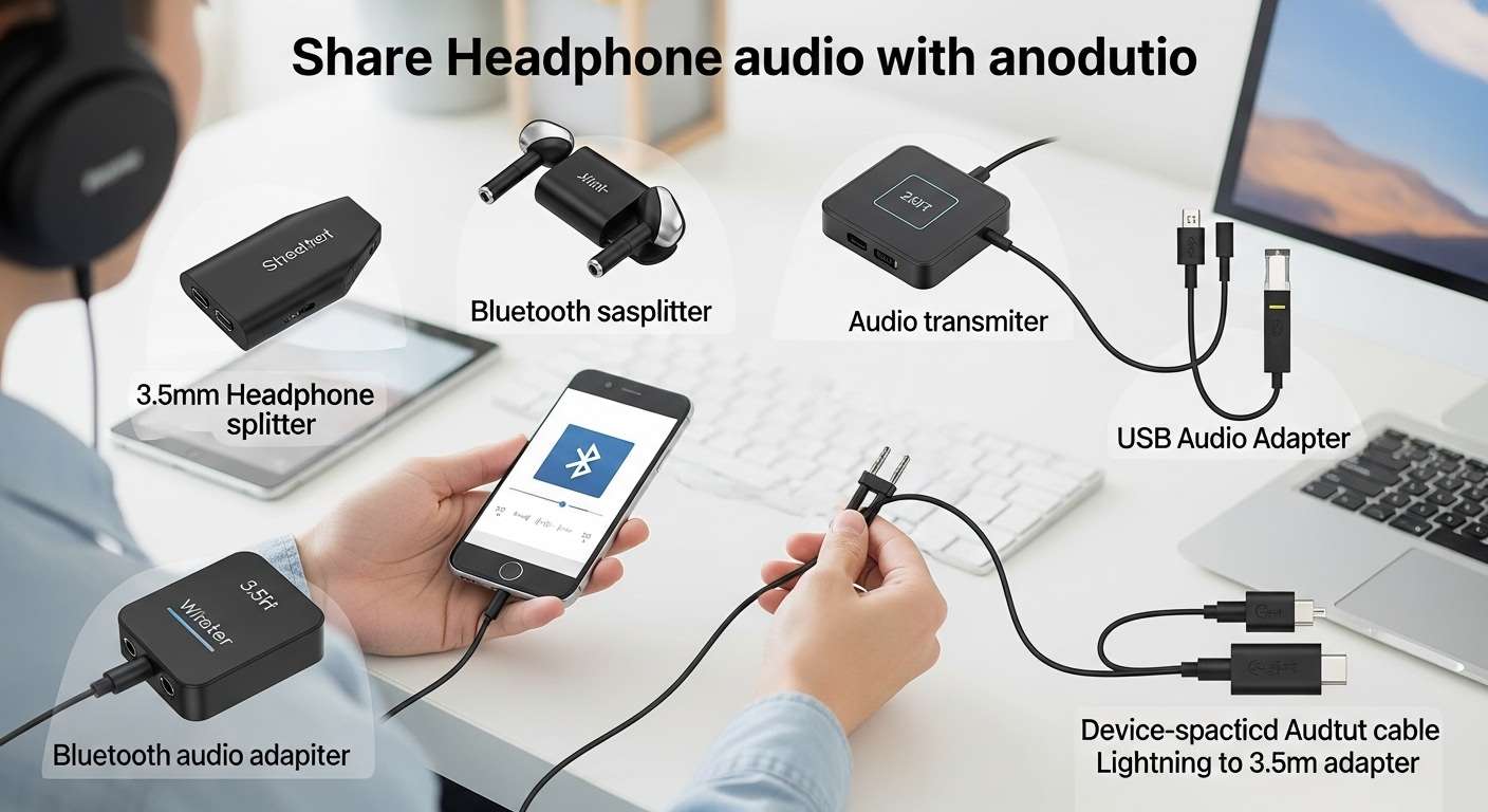 How to Share Headphone Audio with Another Device