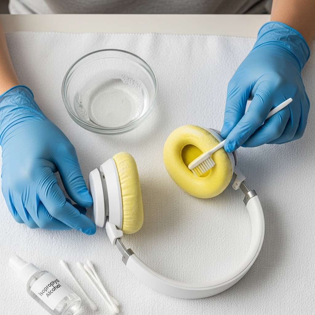 How to Clean White Headphones That Turned Yellow 4 Hydrogen Peroxide Soak Yes Seriously