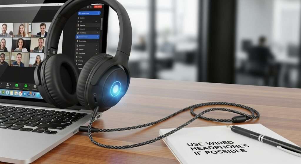 Why do Headphones Sound Tinny on Zoom? 6 Use Wired Headphones if Possible