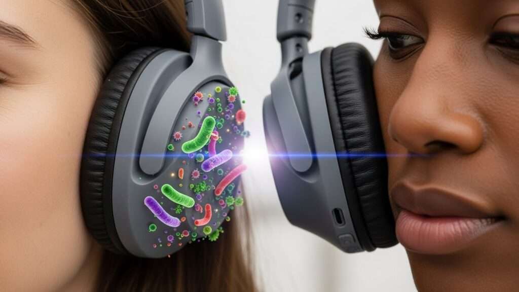 Why Your Headphones Turn into Germ Hotels