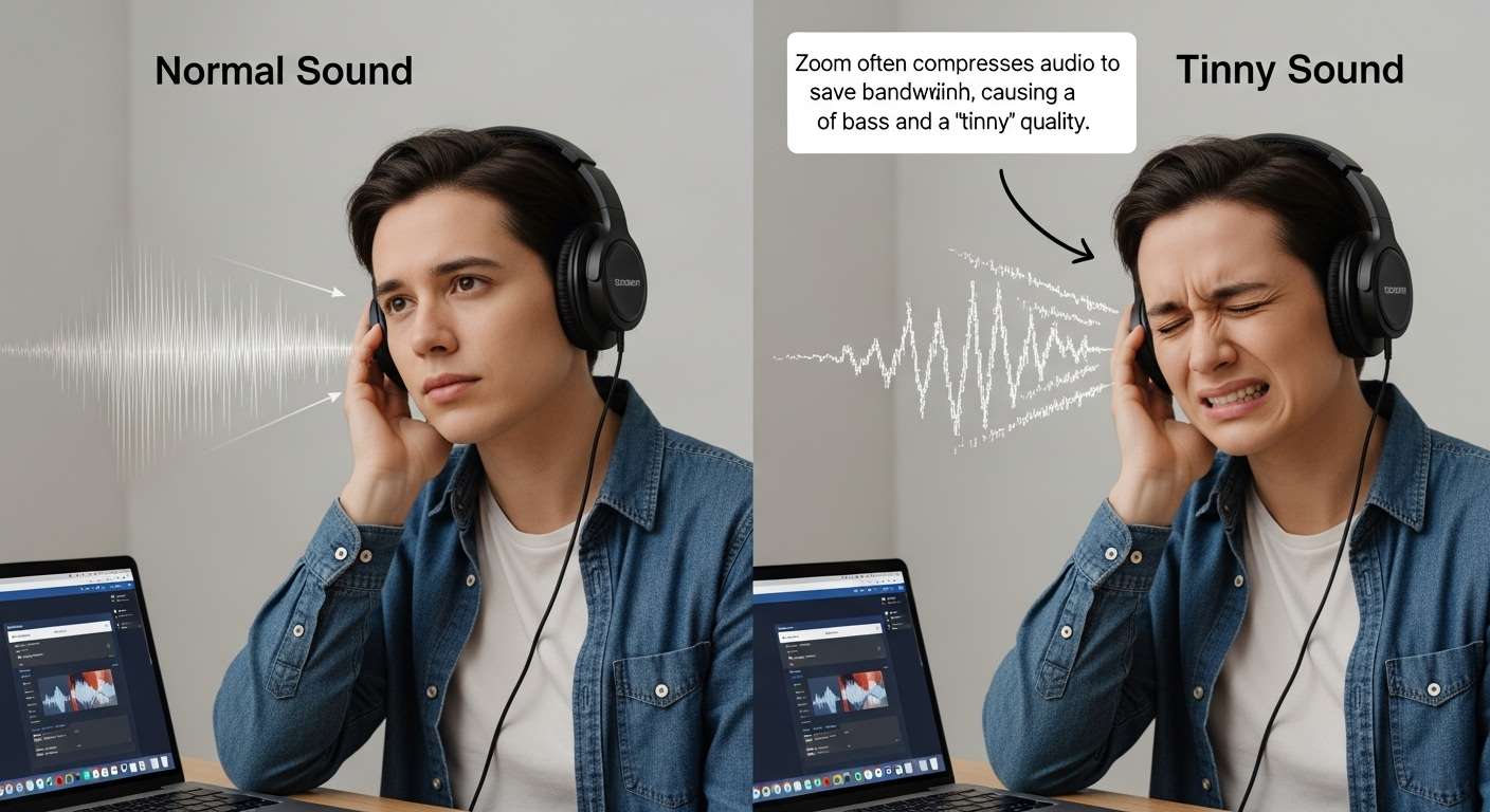 Why do Headphones Sound Tinny on Zoom