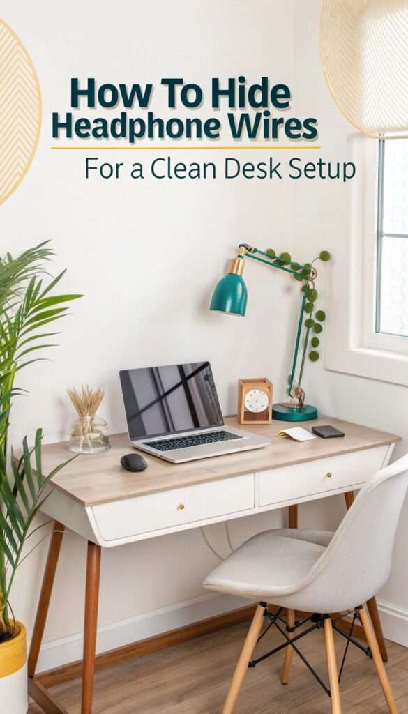 How to Hide Headphone Wires for a Clean Desk Setup 11 How to Hide Headphone Wires for a Clean Desk Setup