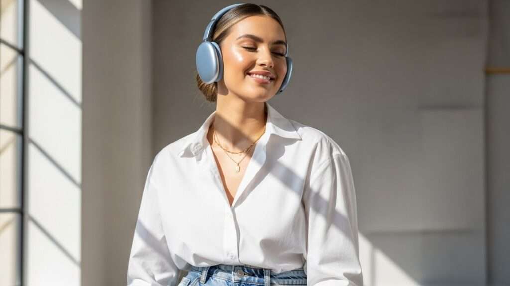 How to style AirPods Max for the clean girl aesthetic 2 How to Style AirPods Max for the Clean Girl Aesthetic 2