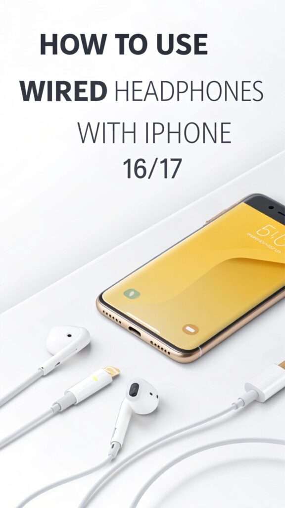How to Use Wired Headphones with IPhone 16/17 10 How to Use Wired Headphones with IPhone 1617