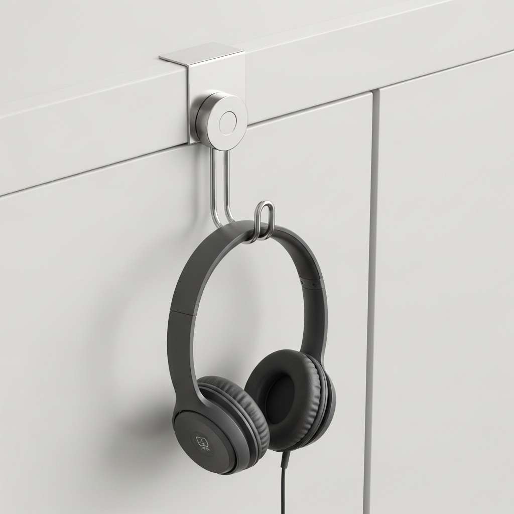 12 Magnetic Headphone Hangers for Metal Classroom Cabinets 12 Rust Proof Wire Magnetic Hook