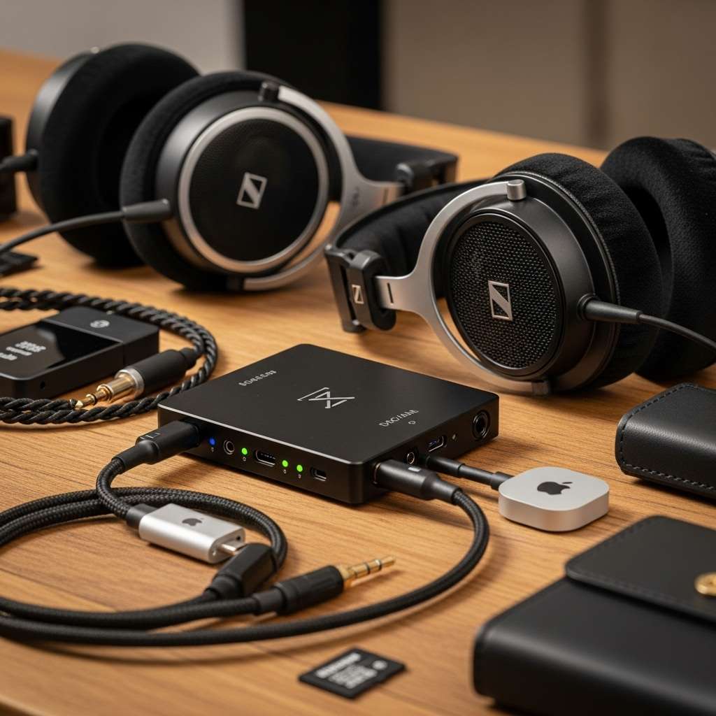 How to Use Wired Headphones with IPhone 16/17 4 The Audiophile Route Portable DACAmps