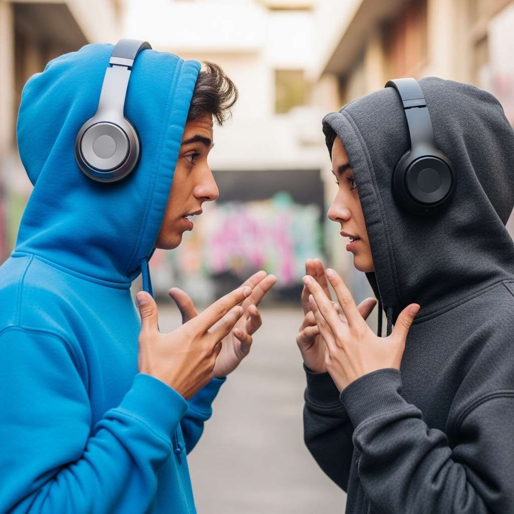 How to Wear Headphones with a Hoodie Aesthetic 2 The Great Debate Over the Hood vs. Under the Hood