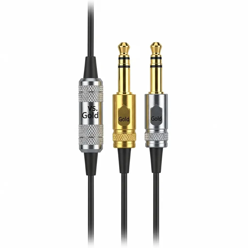 Why do headphones have three lines on jack? (And What They Actually Do) 7 Gold vs. Silver Does Plating Matter