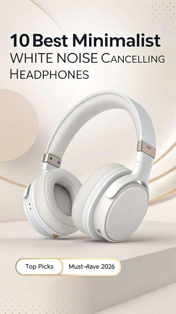 10 Best Minimalist White Noise-Cancelling Headphones 13 10 Best Minimalist White Noise Cancelling Headphones