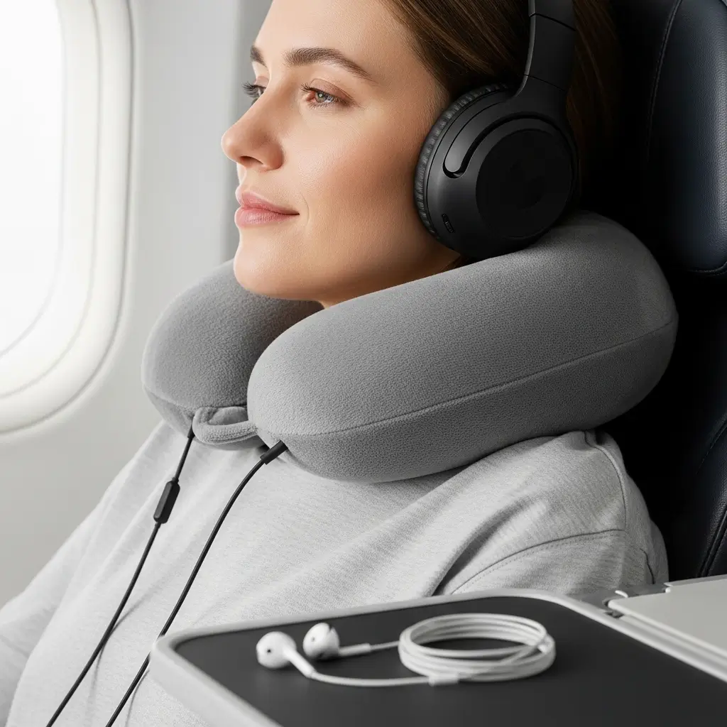 Can Headphones be Worn With a Neck Travel Pillow 4 Over Ear Headphones vs. Earbuds