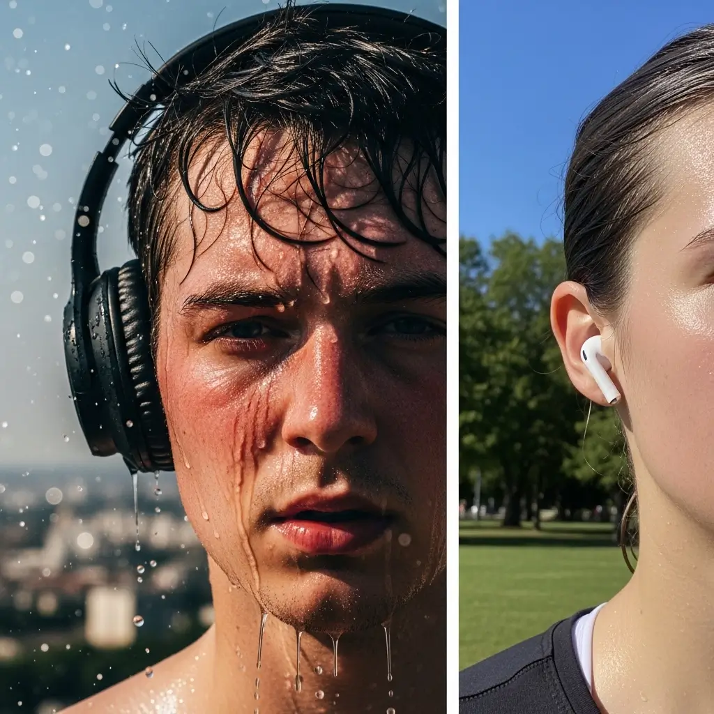 Can Headphones Overheat in The Sun 6 Over Ear Headphones vs. Wireless Earbuds in the Heat