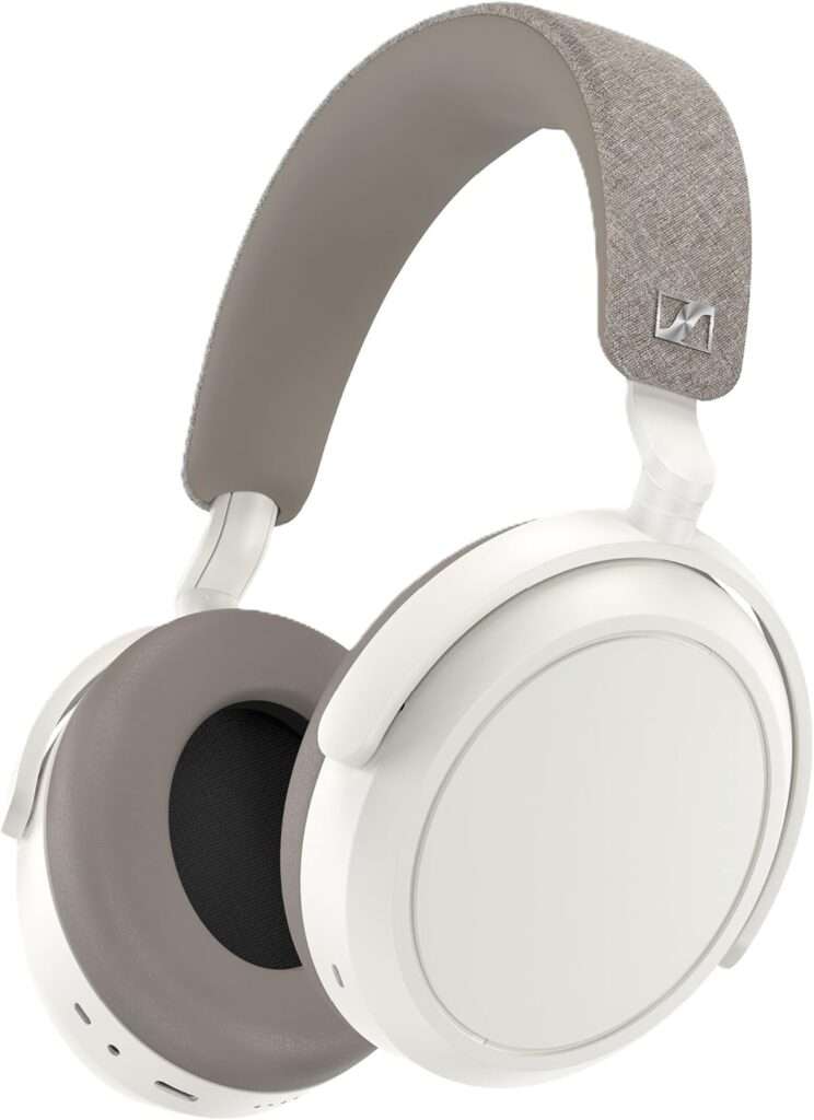 10 Best Minimalist White Noise-Cancelling Headphones 6 Sennheiser Momentum 4 White