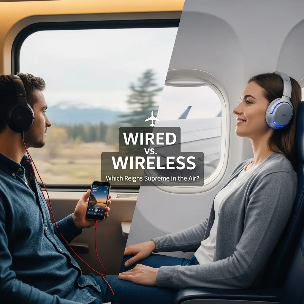 Can Headphones be Worn With a Neck Travel Pillow 7 Wired vs. Wireless Which Reigns Supreme in the Air