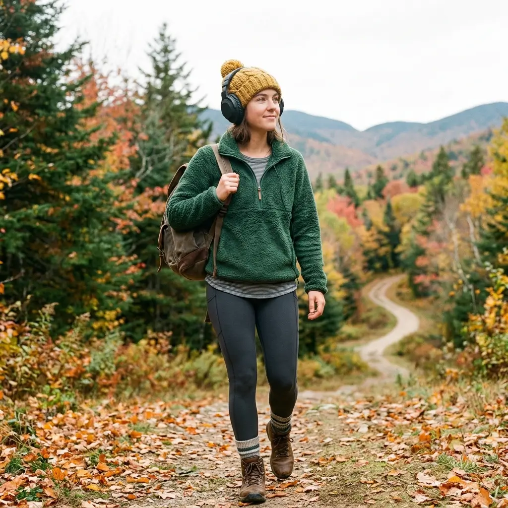 12 Fall Headphones Outfit Ideas for a Cozy and Stylish Season 13 Cozy Fleece Rugged Sport Audio