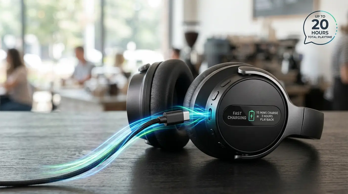 Headphones With Fast Charging
