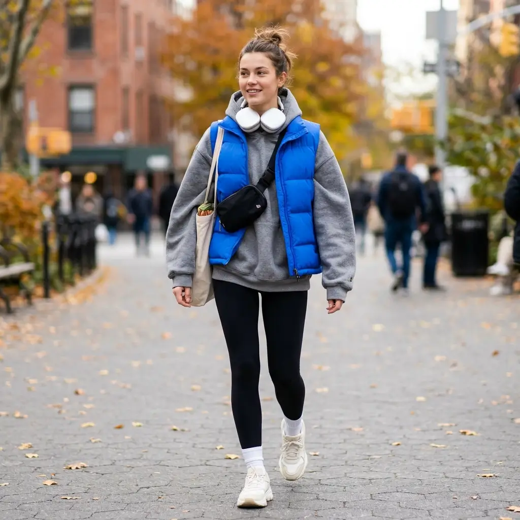 12 Fall Headphones Outfit Ideas for a Cozy and Stylish Season 5 Sporty Puffer Crisp White