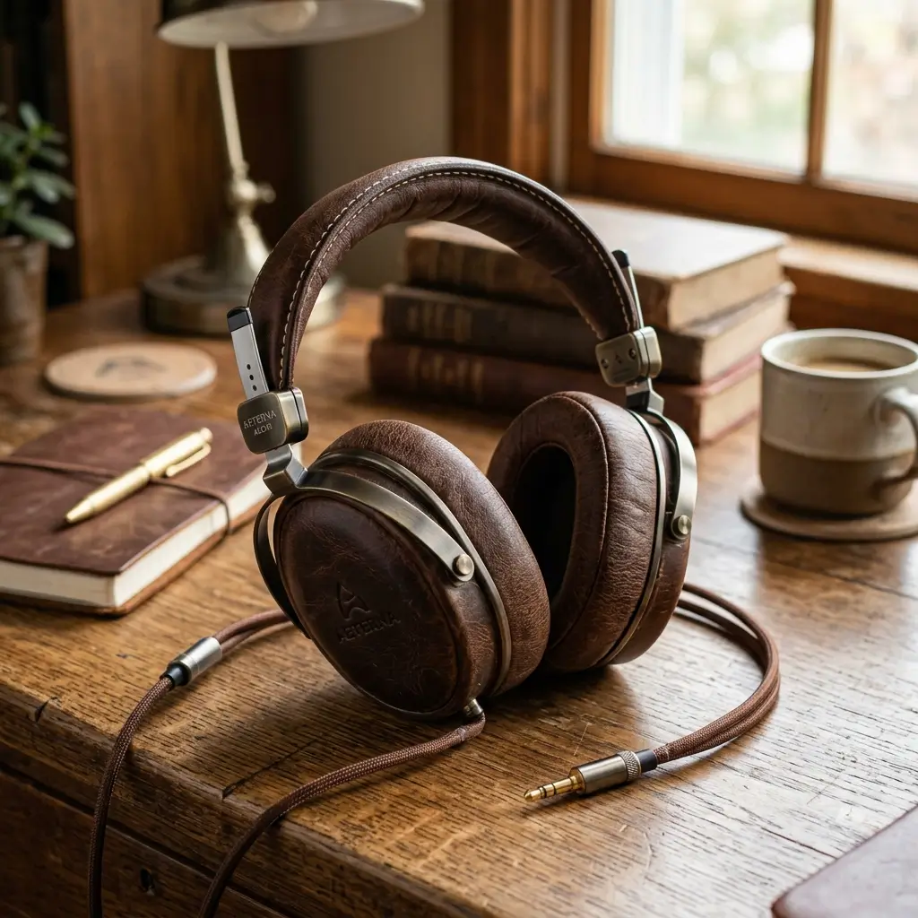 Brown Leather Aesthetic Headphones 3 The Fascinating History Behind the Retro Aesthetic