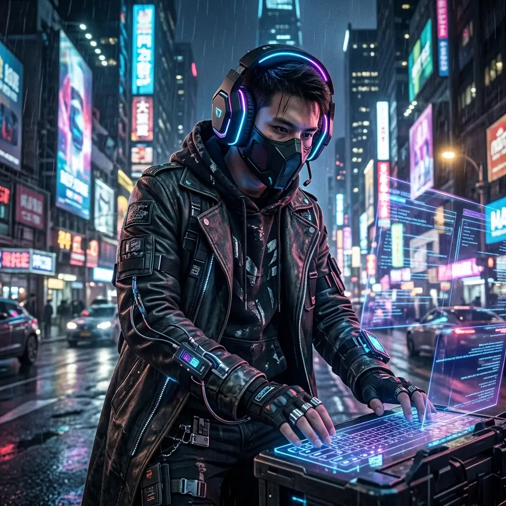 The Ultimate Guide12 Halloween Headphones for Costumes 6 Cyberpunk Neon Hacker