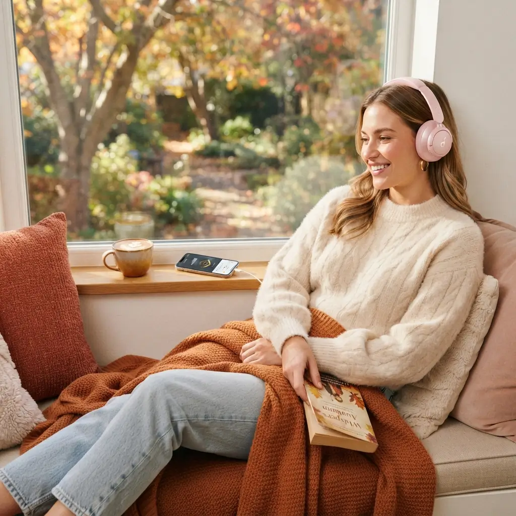 12 Fall Aesthetic Headphones for Cozy Autumn Days 25 Pink Anker Soundcore headphones 20260922225933
