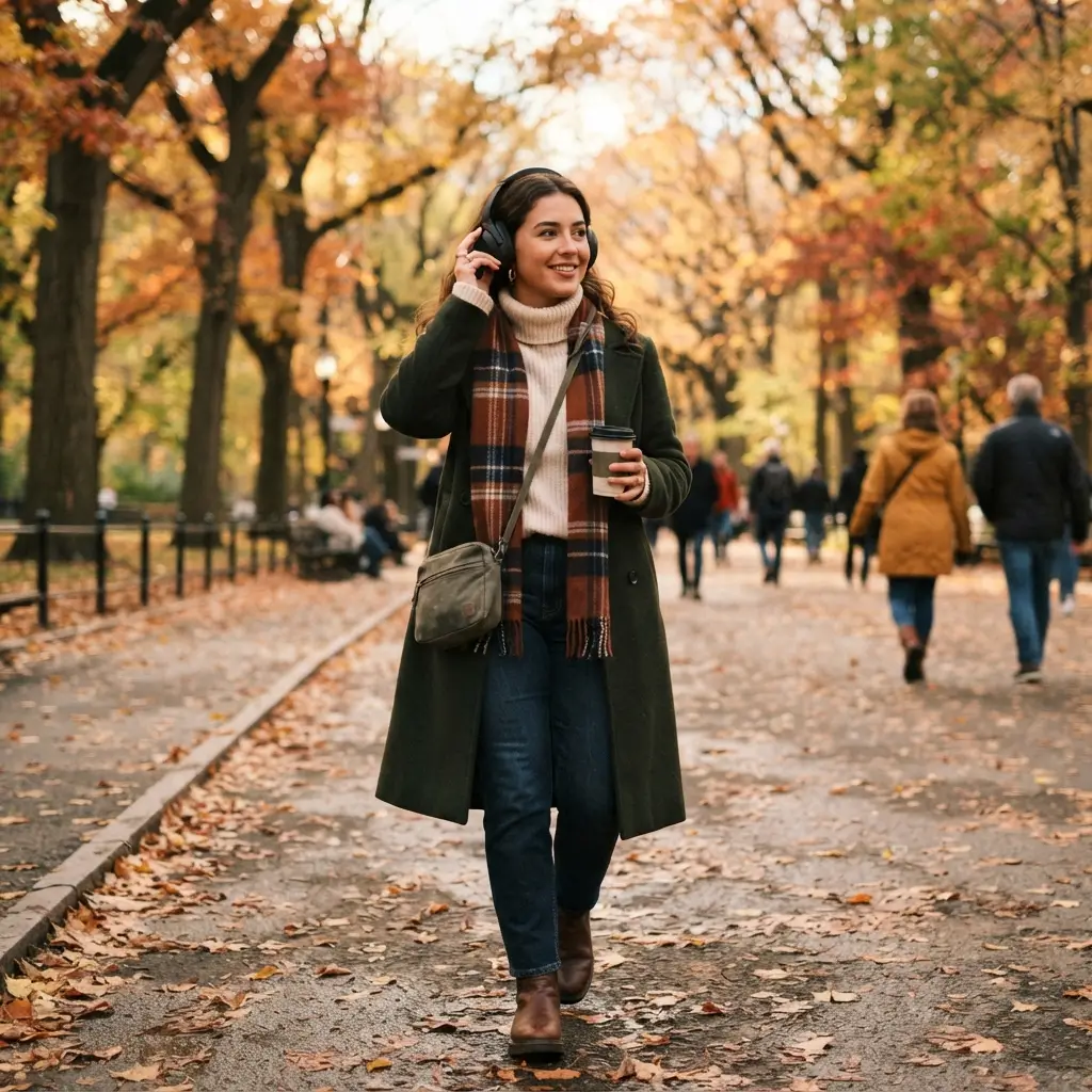 Black Headphones Fall Aesthetic 3 Styling Your Black Headphones with Fall Outfits
