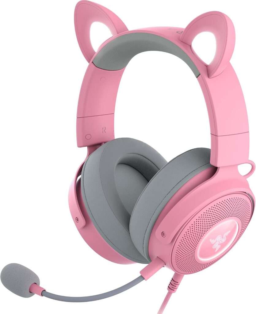 Halloween Cat Ear Headphones 5 Razer Kraken Kitty V2 Pro