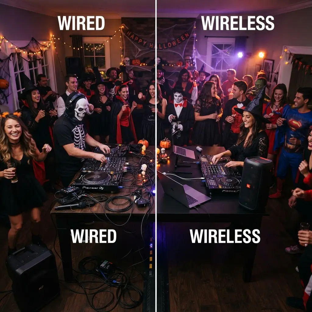Halloween Cat Ear Headphones 12 Wired Versus Wireless